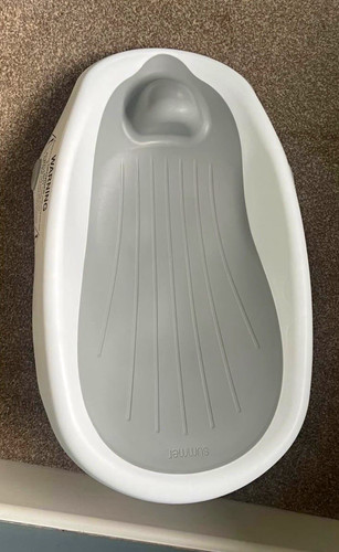 Summer baby bath tub - baby, white