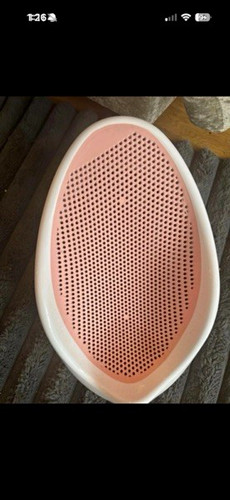 Pink perforated newborn - pink,