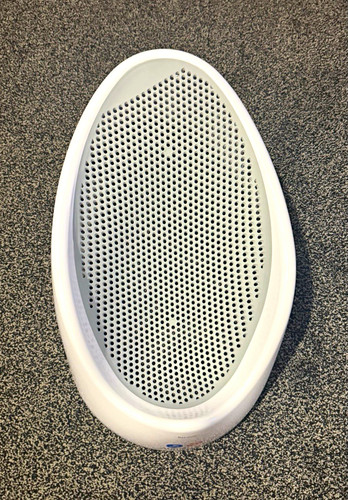 White perforated plastic baby - white,
