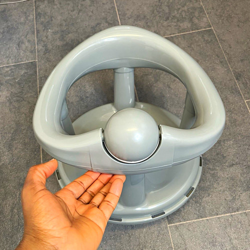Grey baby bath seat - grey, support
